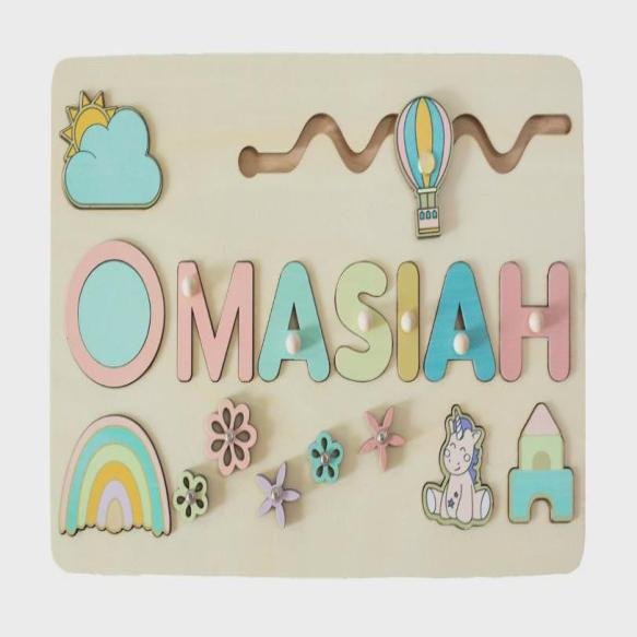 Personalized Name Puzzle for Kids Baby Gifts Toys