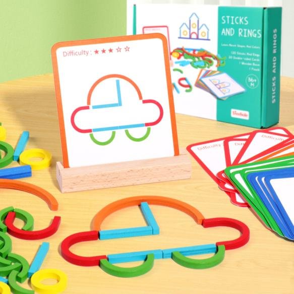 Wooden educational logical thinking training toys for early childhood education