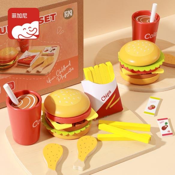 Children's Realistic Wooden Playhouse