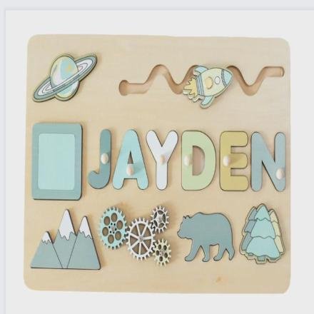 Personalized Name Puzzle for Kids Baby Gifts Toys